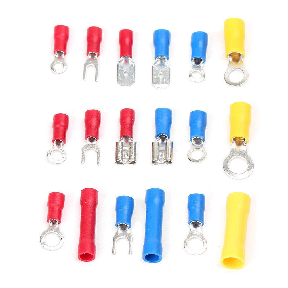1200 x Insulated Electrical Wiring Connectors Crimp Terminals Set for Various Models