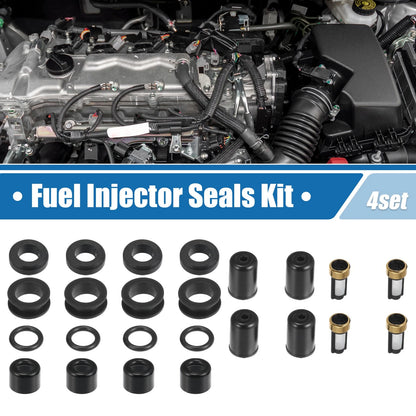 Set / 4x / Fuel Injector O-Rings & Seals for Toyota Tacoma (1995–2000)