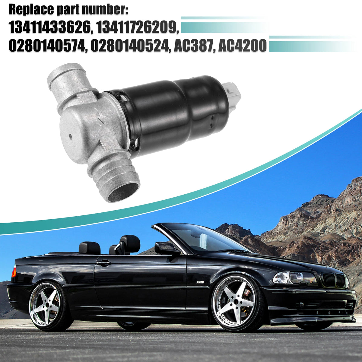 Idle Air Control Valve IAC for BMW 325i 325iX 325is 525i E30 E34