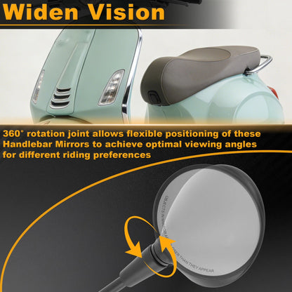 Motorcycle Rear View Mirrors for Piaggio Vespa Primavera