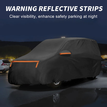 Waterproof Aluminum Film Cotton Car Cover for Toyota Vitz (2005-2015)