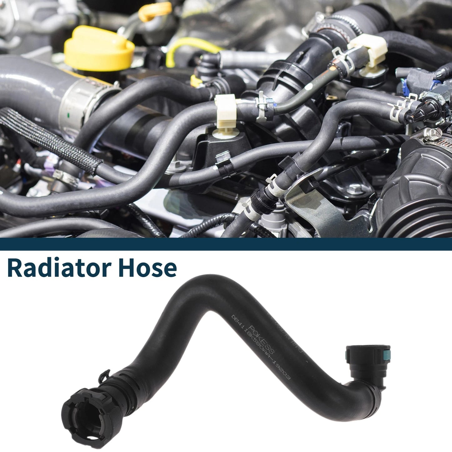 Radiator Hose for Ford EcoSport 2016 (D4B118K580AA) Rubber Warm Air Outlet Pipe