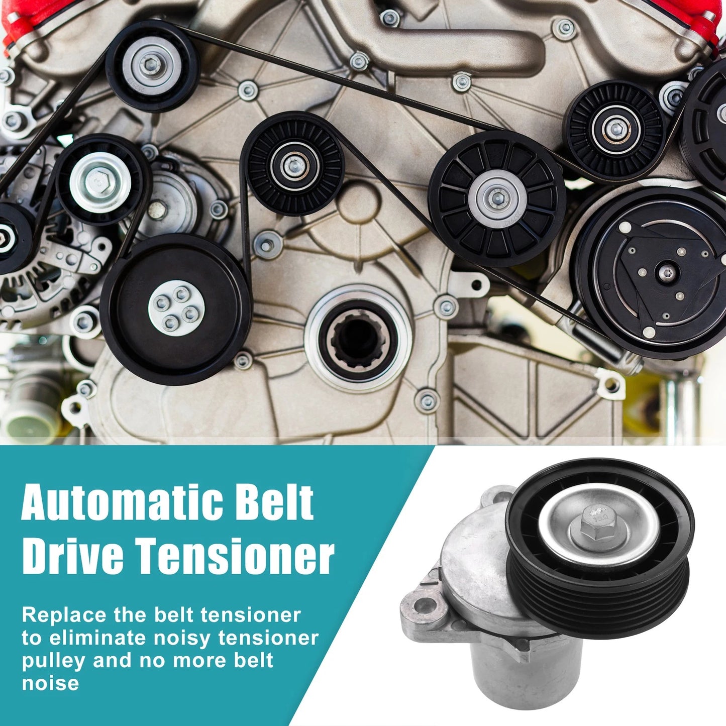 Belt Tensioner for Ford Mondeo IV BA7 2.0 Petrol Estate (2007-2014)