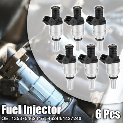 6 Pcs Fuel Injectors for BMW 323i 2.5L (1998-2000)