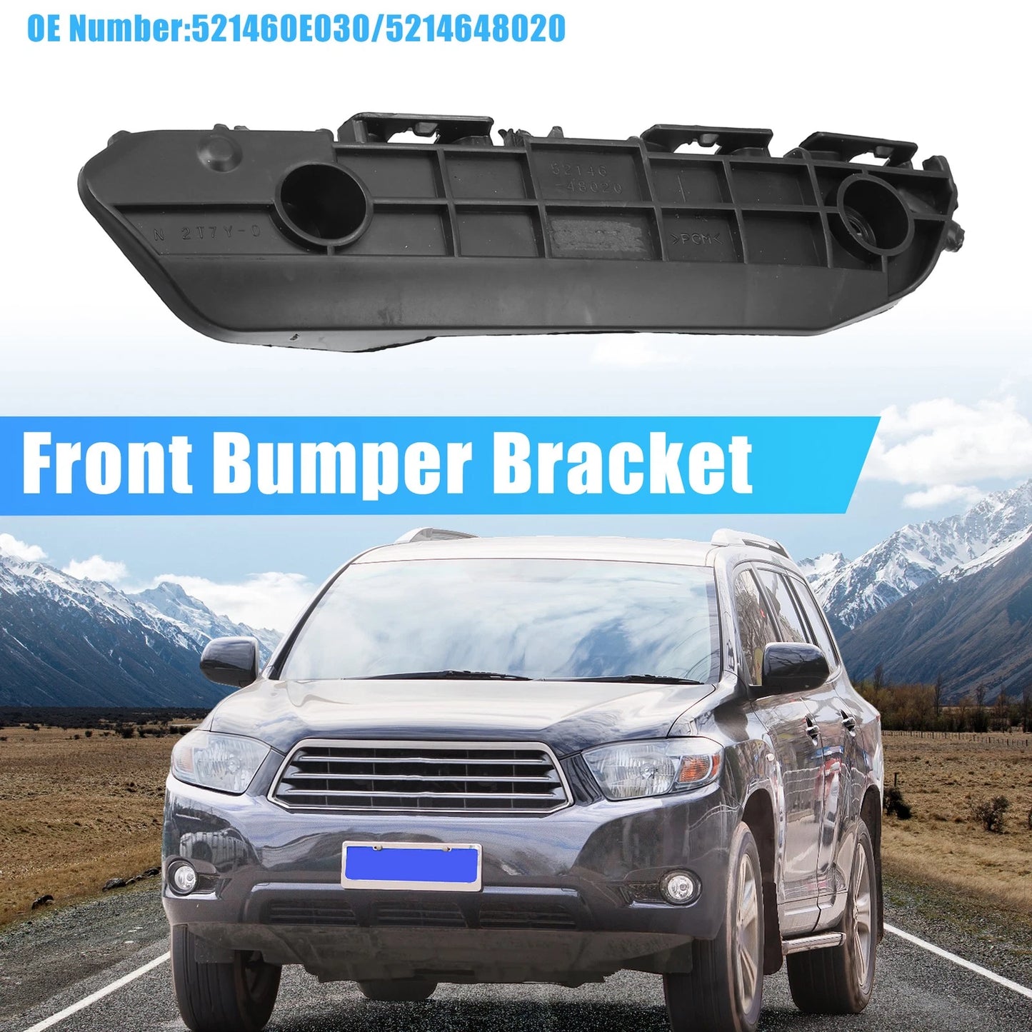 Front Left Bumper Cover Bracket for Toyota Highlander (2008–2013)