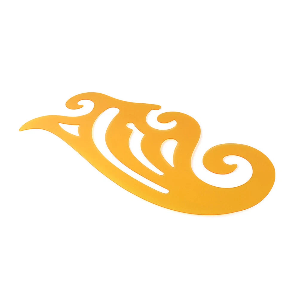 Multi Cloud Shape Drawing Tools for French Curve Ruler Template