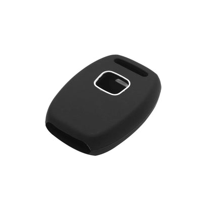 Black Silicone  Button Remote Key Cover Case for Honda