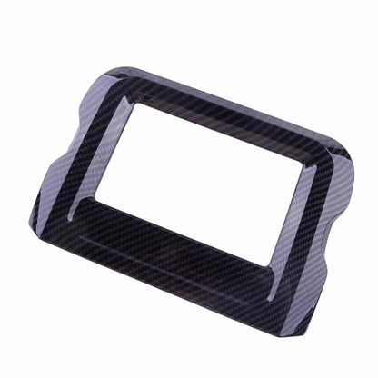 Carbon Fiber Navigation Frame Cover Bezel for Jeep Wrangler JL JLU (2018-2023)