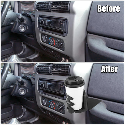 Adjustable Water Drink Cup Mount Holder for Jeep Wrangler TJ LJ (1997-2006)
