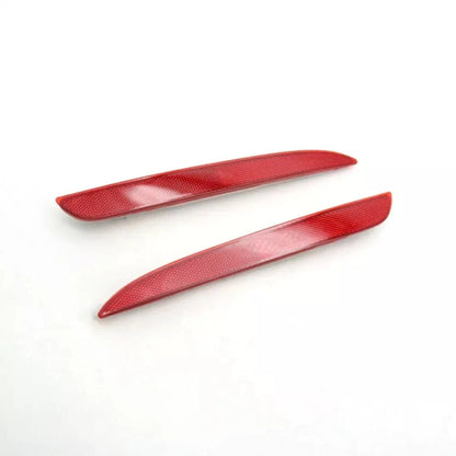 Red Rear Bumper Reflectors for Mazda 3 (2008-2012)