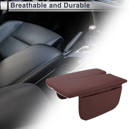 Center Console Cover with Storage Bag for BMW X5 (2019-2024) Dark Red