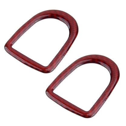 2 x Red Carbon Fiber Door Lock Pins for Ford Mustang GT (2005-2009)