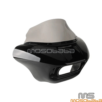 ABS Club Style Front Headlight Fairing Windshield for Softail Fat Bob (2018-2023)