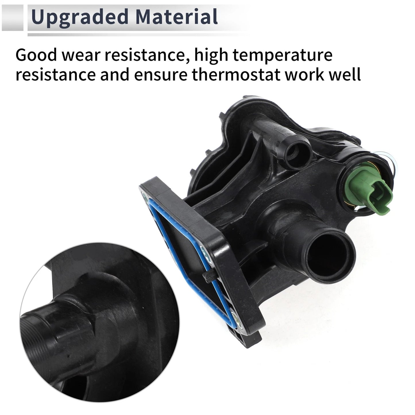 Engine Coolant Thermostat Housing for Peugeot Bipper 307 207 206 1007 (2006-2014)
