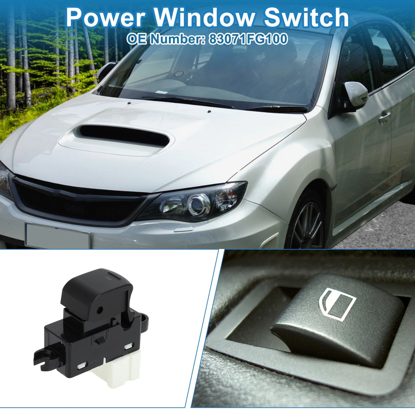 Rear Power Window Switch for Subaru Impreza Legacy Outback (2008-2014)