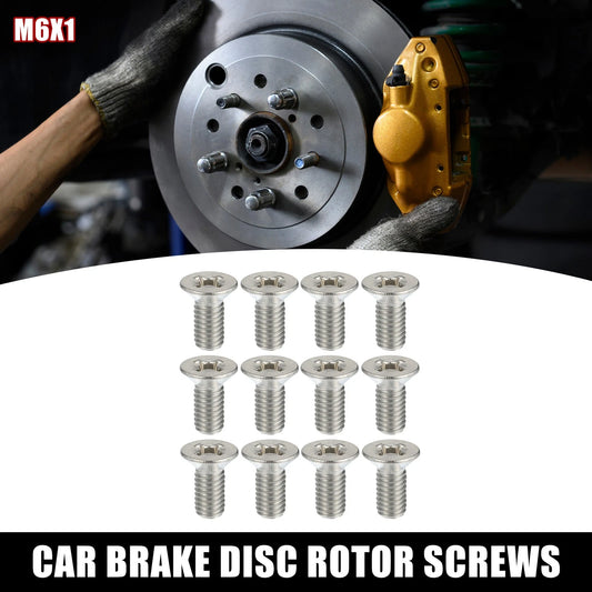 12 x Brake Disc Rotor Screws Kit for Honda Accord Civic