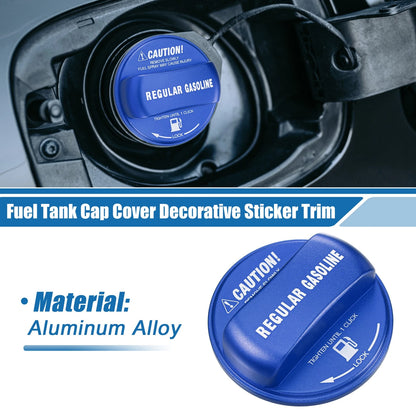 Car Oil Fuel Cap Decorative Sticker for Honda Odyssey (2014-2020) Blue