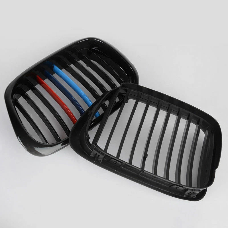M Color Front Kidney Grilles for BMW 5 Series E39 M5 540i 530i (1995-2004)