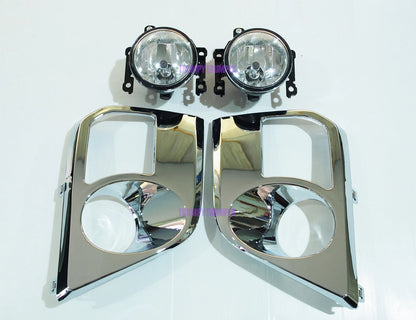 Chrome Cover Trim + Fog Lamp Spot Light for Mitsubishi Triton L200 (2019-2022)