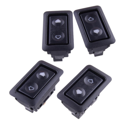 4 x 12V Universal Car Electric Power Window Switch Control ON/OFF - 6 Pin