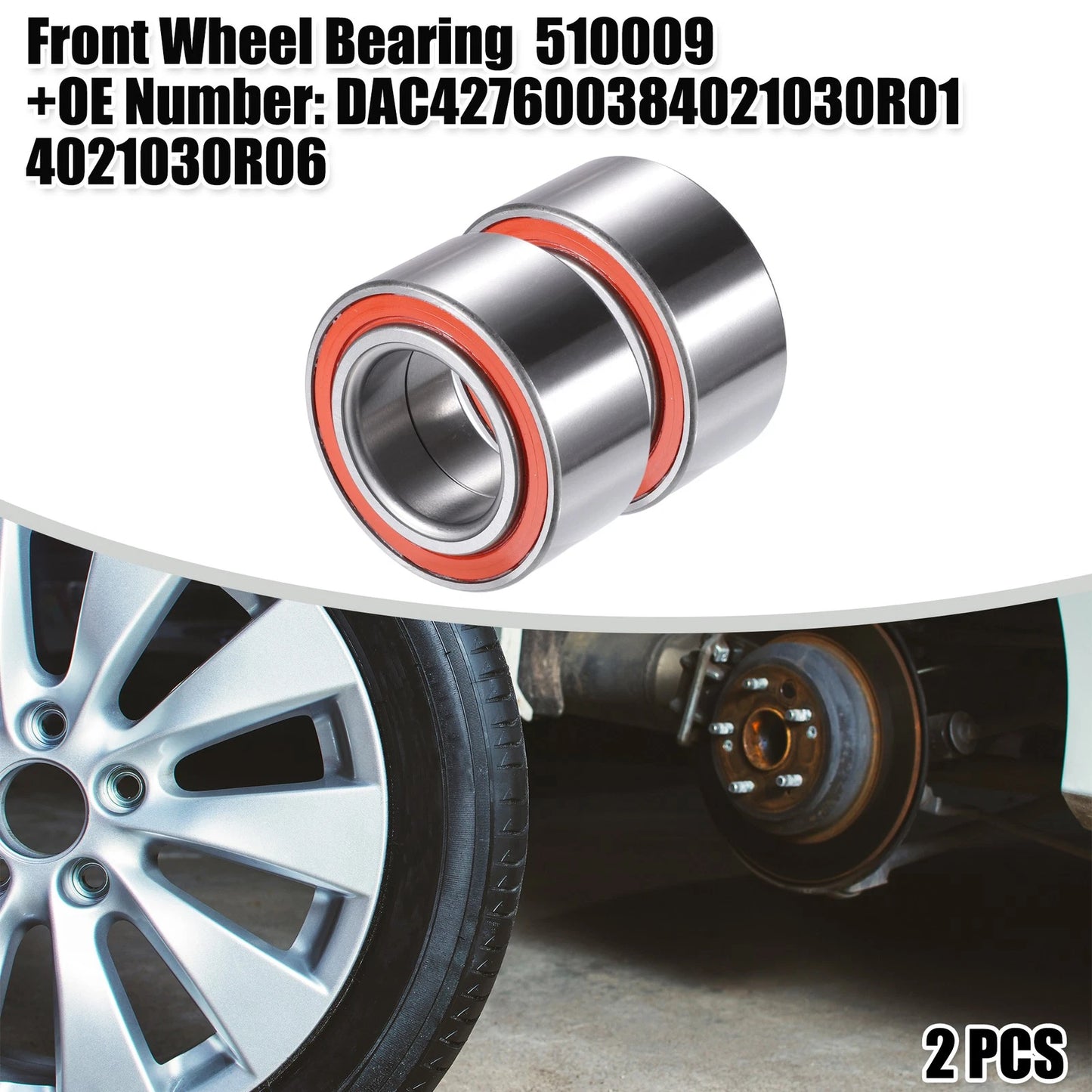 Front Left & Right Wheel Bearing for Infiniti G20 (99-02)