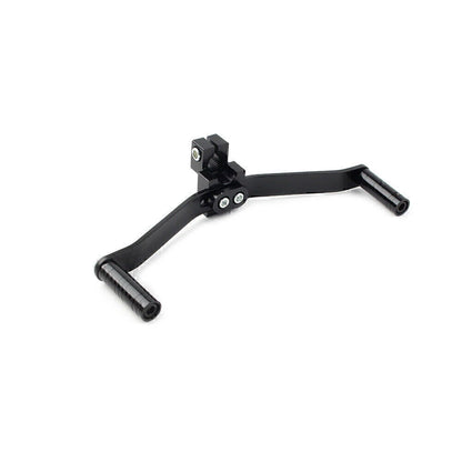 Dual Way Gear Shift Lever Footrest Pedal Shifter for Universal Motorcycle 21cm Black