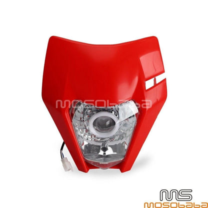 Dirt Bike Front LED Headlight Fairing for Honda CR125, Yamaha WR250