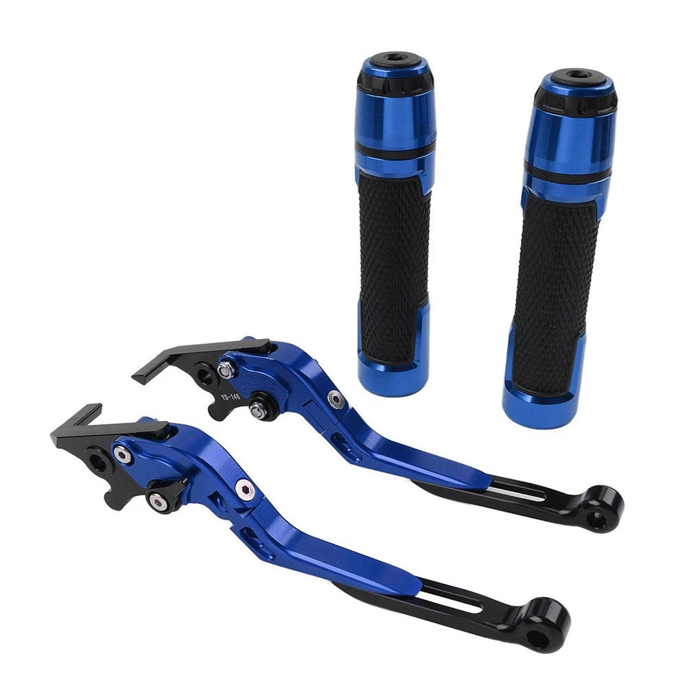 Folding Extendable Brake Clutch Levers & Handlebar Grips for Benelli TRK502/X