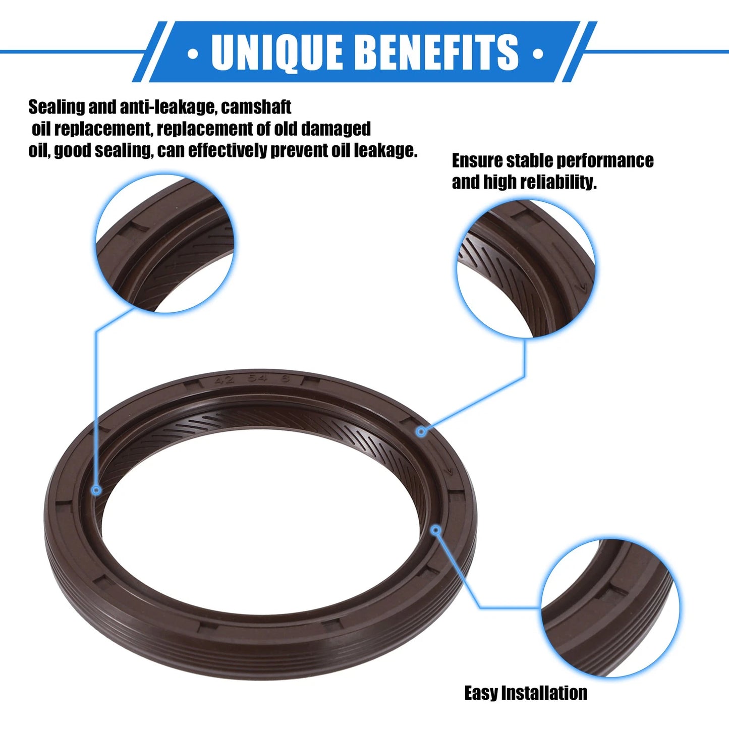 2 x Engine Crankshaft Oil Seal for Toyota Tacoma Lexus IS250 (2009–2019)
