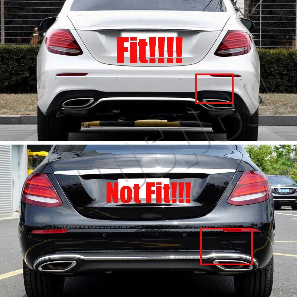Rear Bumper Tow Hook Eye Cover Cap for Benz W213 E350 E400 (2017–2020)