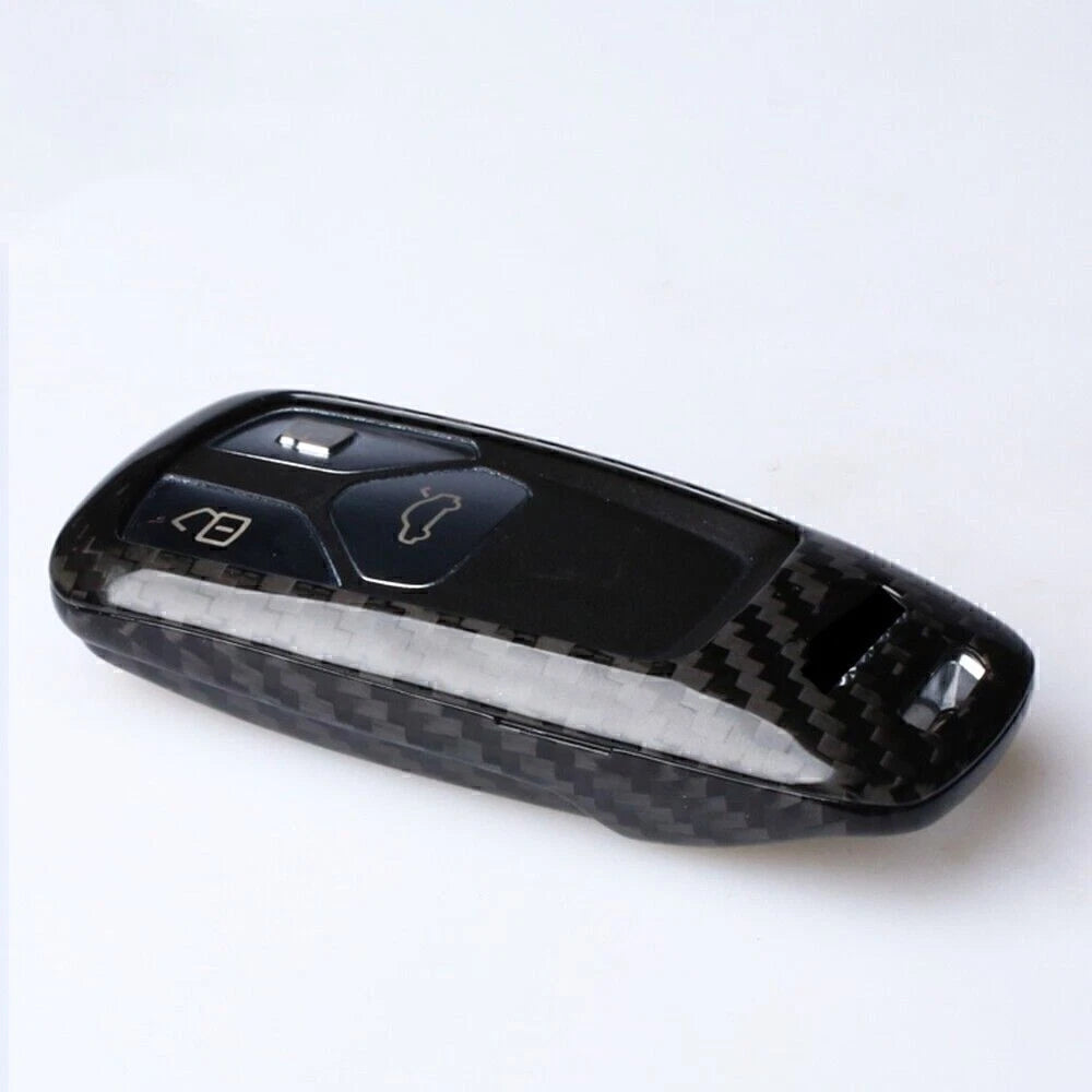 Carbon Fiber Key Case Cover for Audi A4 A5 S4 S5 Q5 TT (2013-2020)