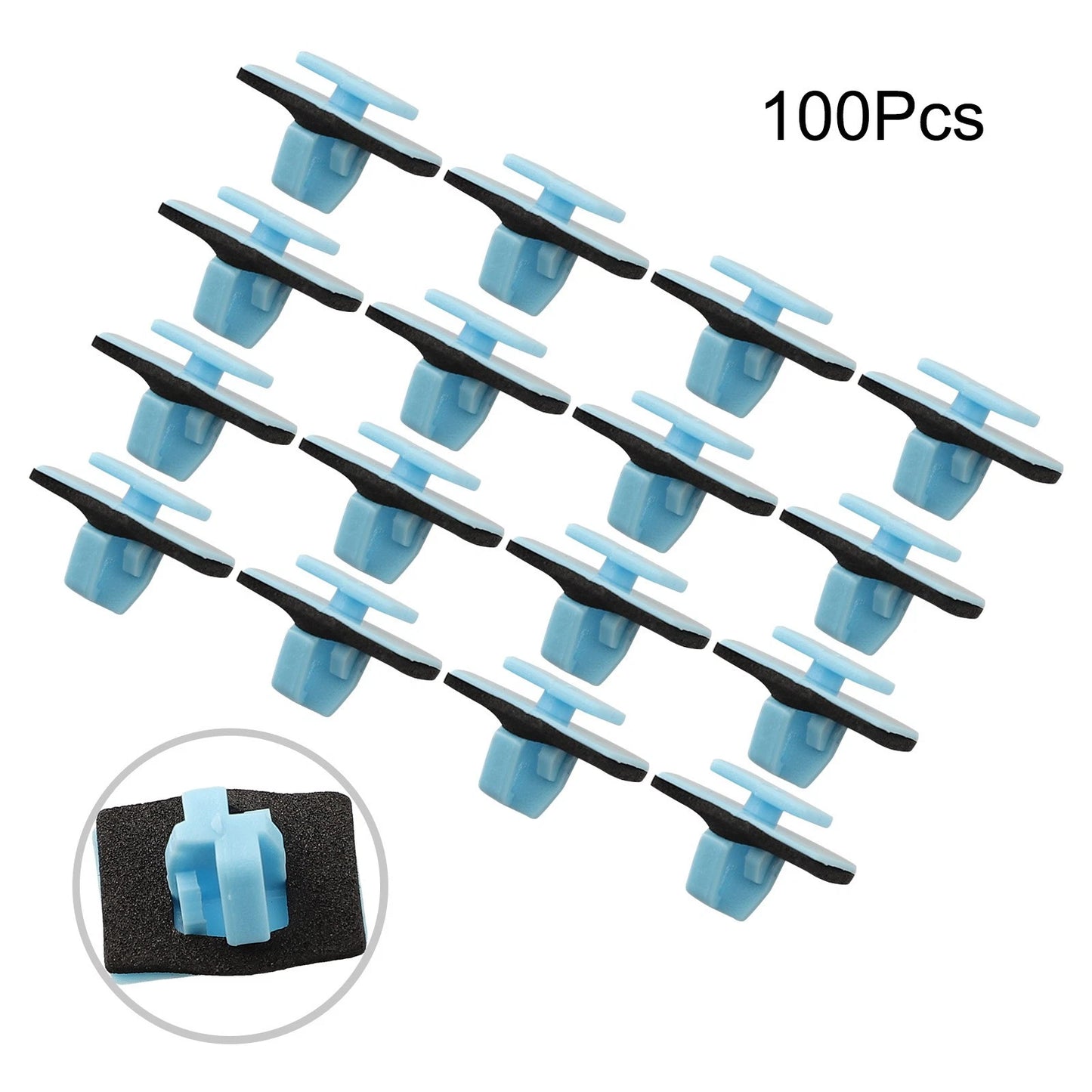 Car Side Moulding and Door Trim Clips Set of 100 for Hyundai/Kia