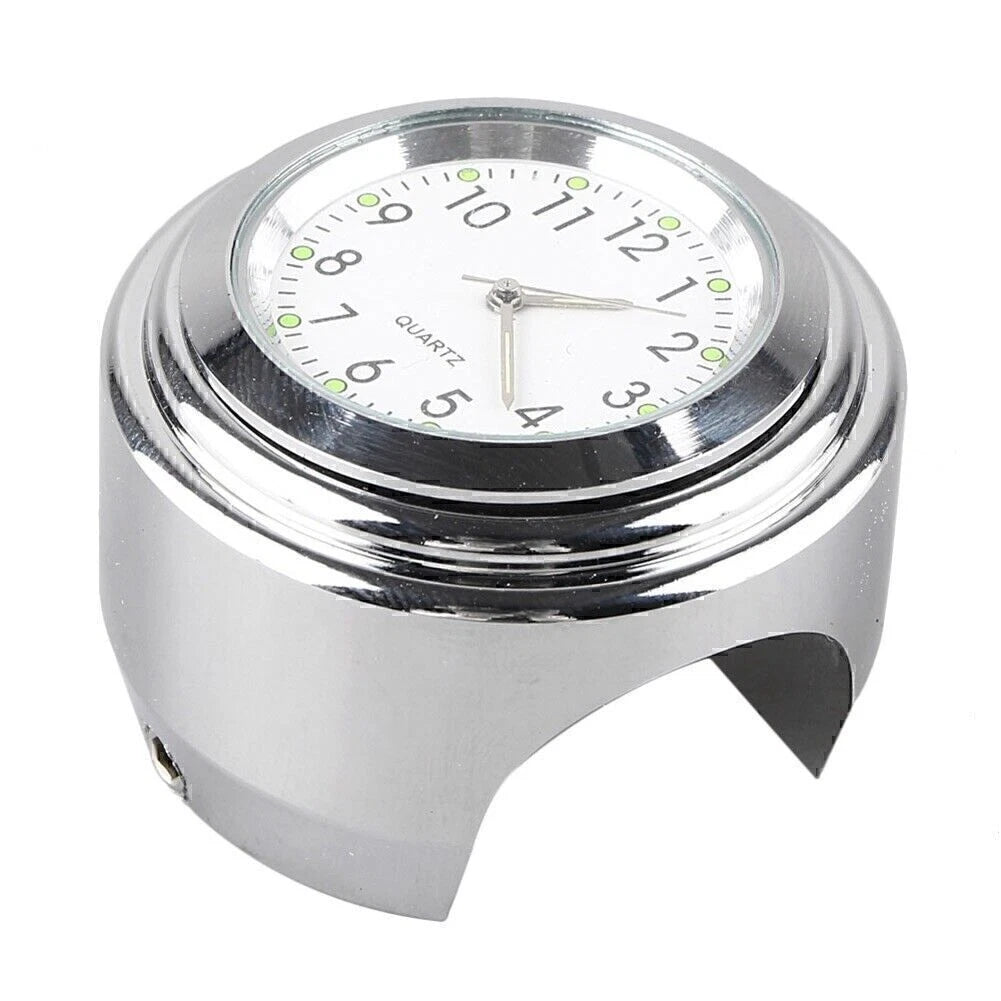 Digital Clock Time Gauge for Mini Motorcycle 7/8" Handlebar Mount (N/A)