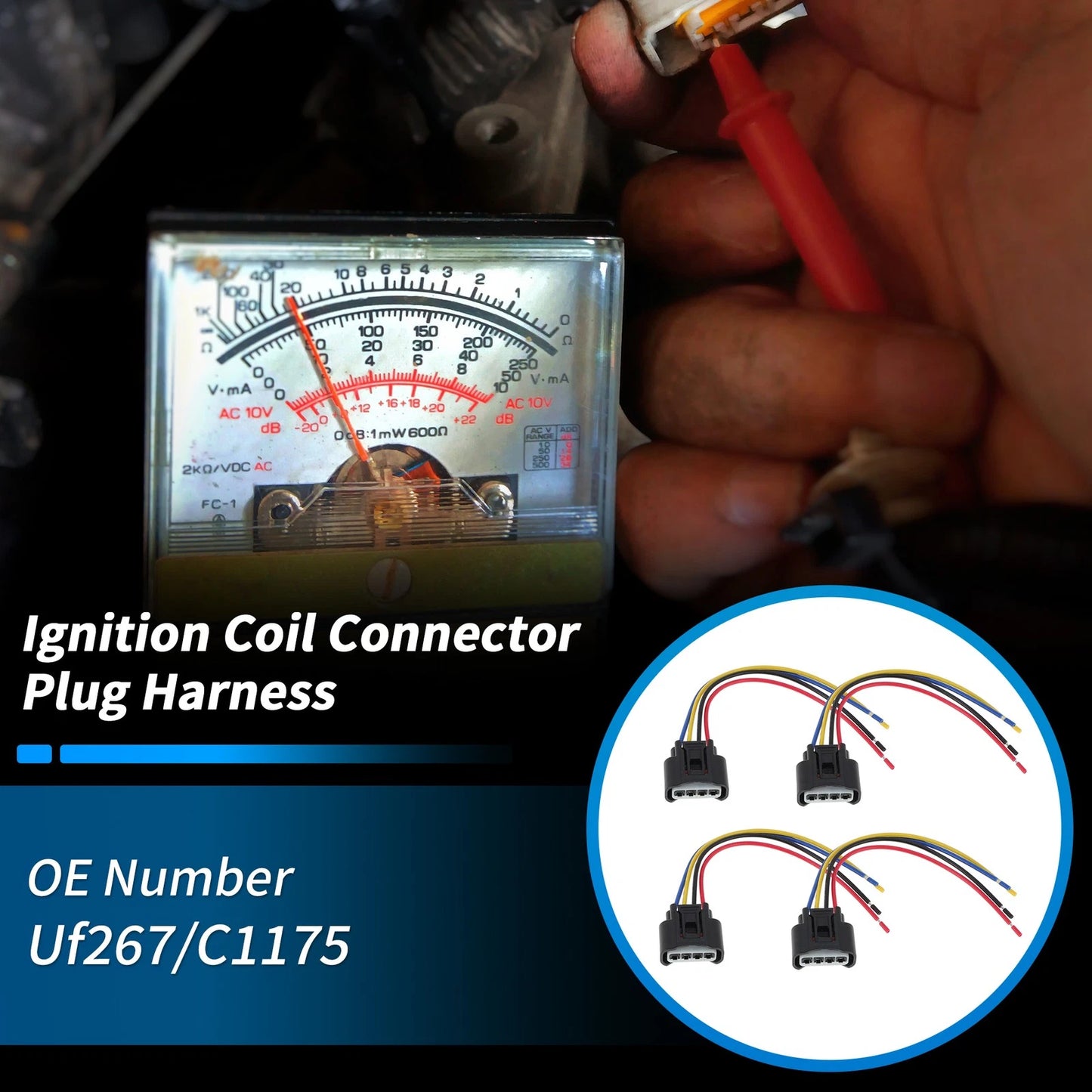 4 x Ignition Coil Connector Plug Harness for Lexus Es300 (1999–2003)