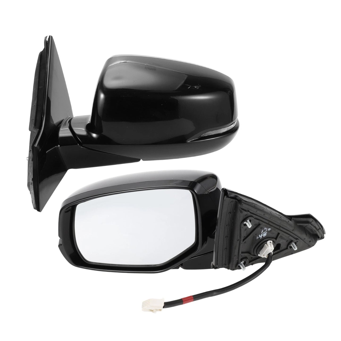 Left Side Door Mirror for Honda Accord 2013-2017 Manual Folding Gloss Black
