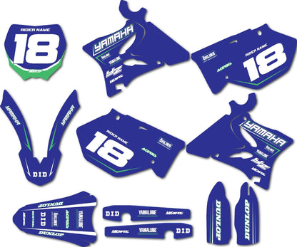 Graphics Decal Kit for Yamaha YZ 250 Sinister Style (2006-2014)