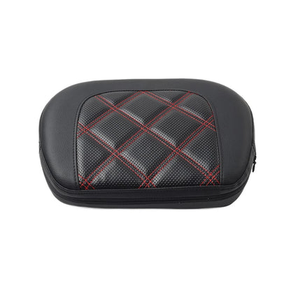 Rear Passenger Sissy Bar Black Backrest Pad for Harley Street Glide (2014-2023)