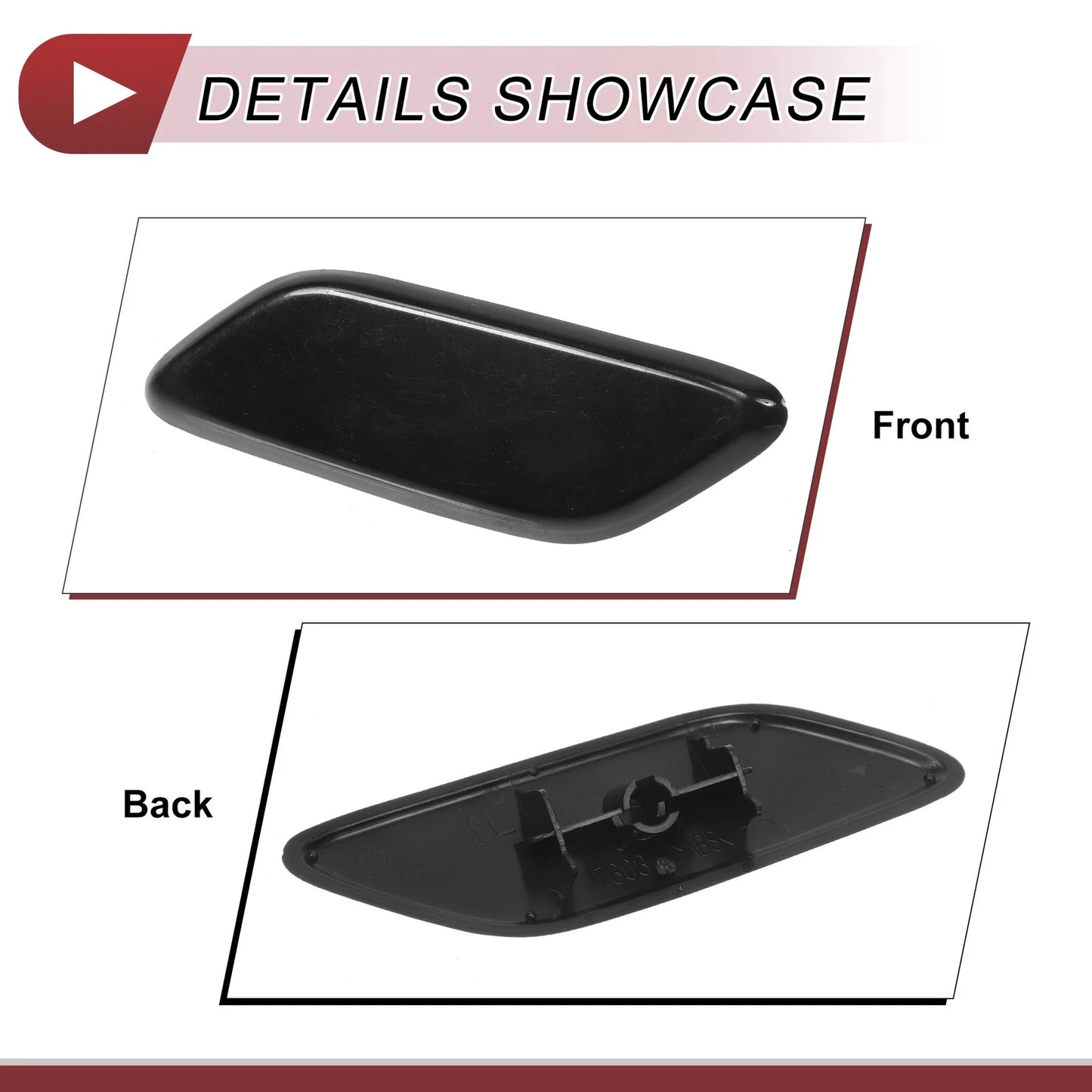 Front Left Washer Nozzle Cover for Honda CR-V 2009-2011 Unpainted
