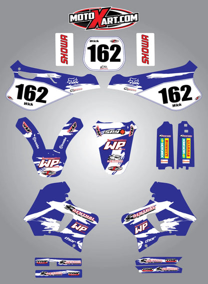 Custom Sticker Kit for YAMAHA WR 250 (1994-1997) - Safari Style Graphics