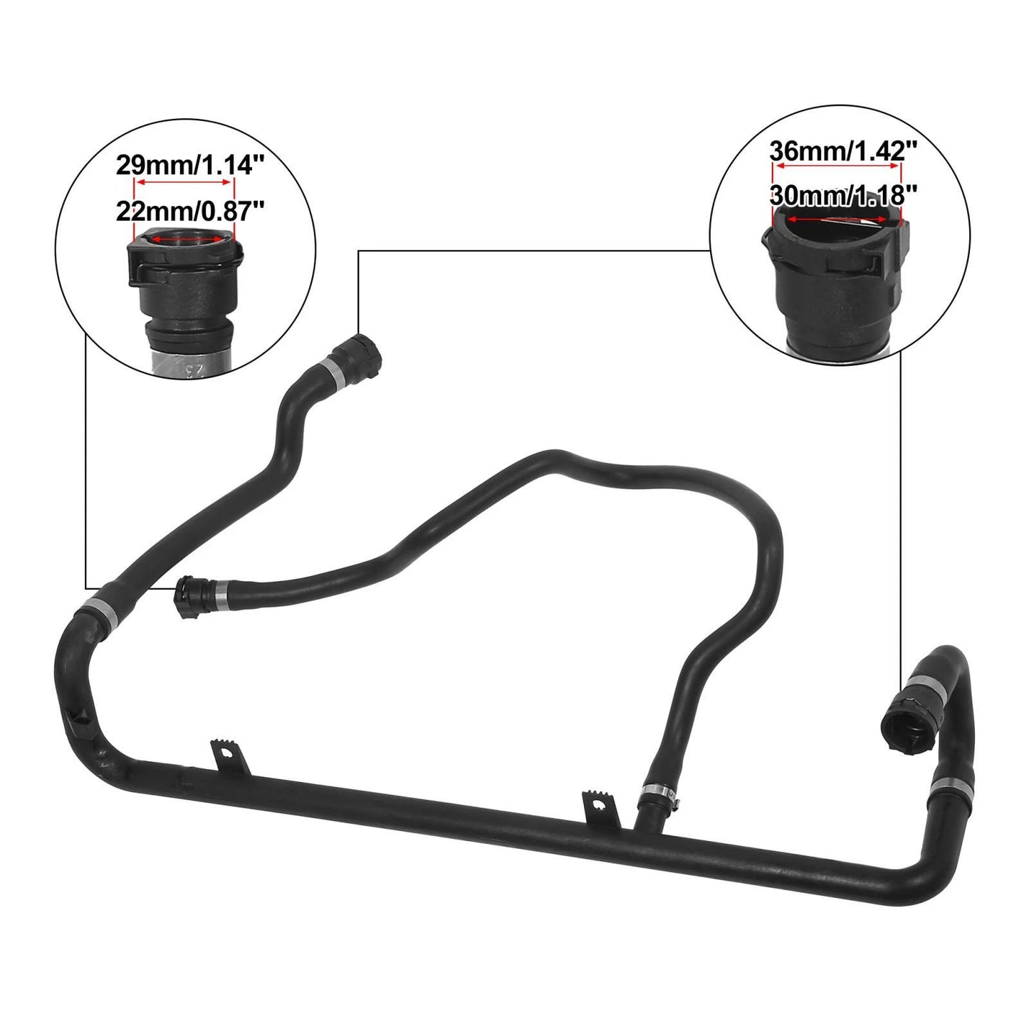 Radiator Coolant Hose for BMW 3 Series 318 Ti (2002-2005)