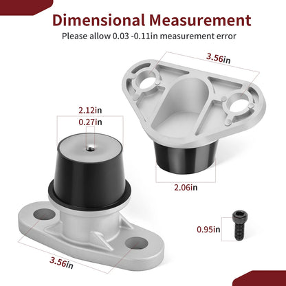 2 x Front Rear Engine Mounts for Sea Doo GTX 4TEC (2003-2006)