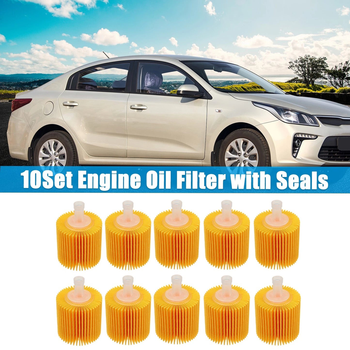 Engine Oil Filter 10 Sets for Toyota Avalon (2013–2018)