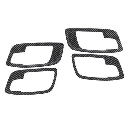 4pcs Carbon Fiber Interior Door Handle Bowl Covers for Charger (2011-2023)
