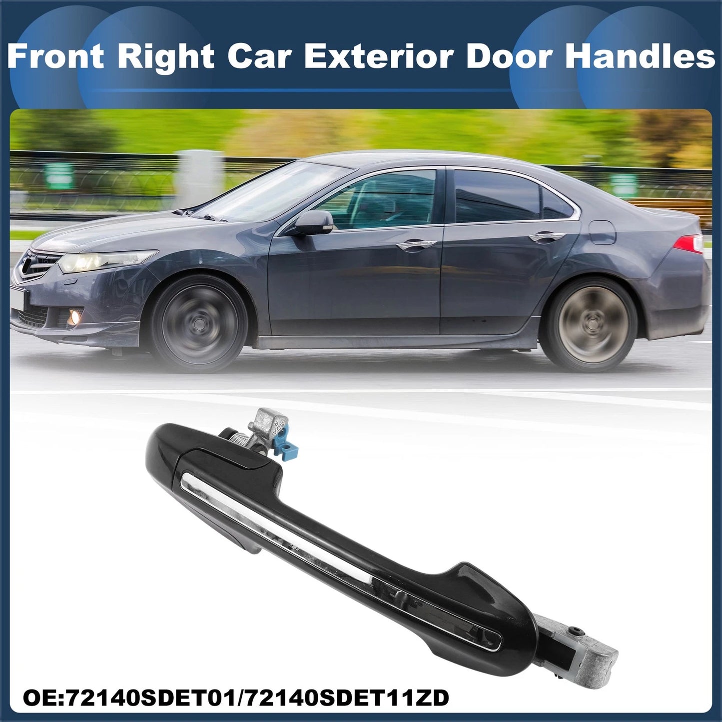 Front Right Exterior Door Handle for Honda Accord (2003-2007)