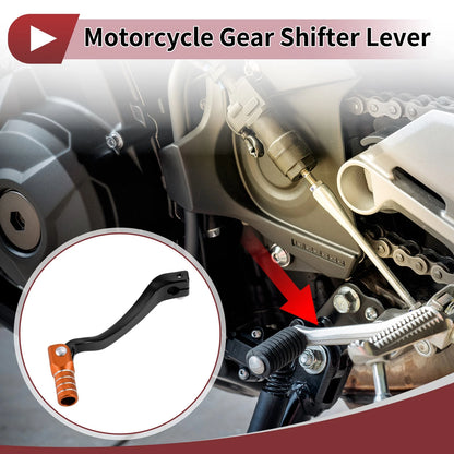 Gear Shifter Lever Folding for Kayo T6 Black/Orange Head