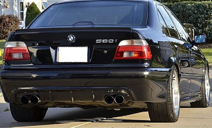 Rear Bumper Diffuser for BMW E39 M5 5 Series Gloss Black (1996-2003)