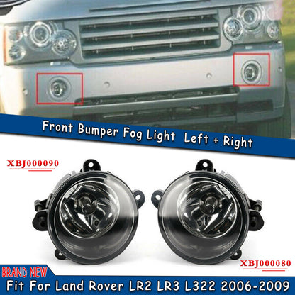 2 x Fog Light Lamps for Land Rover Discovery LR3, Range Rover (06-09)