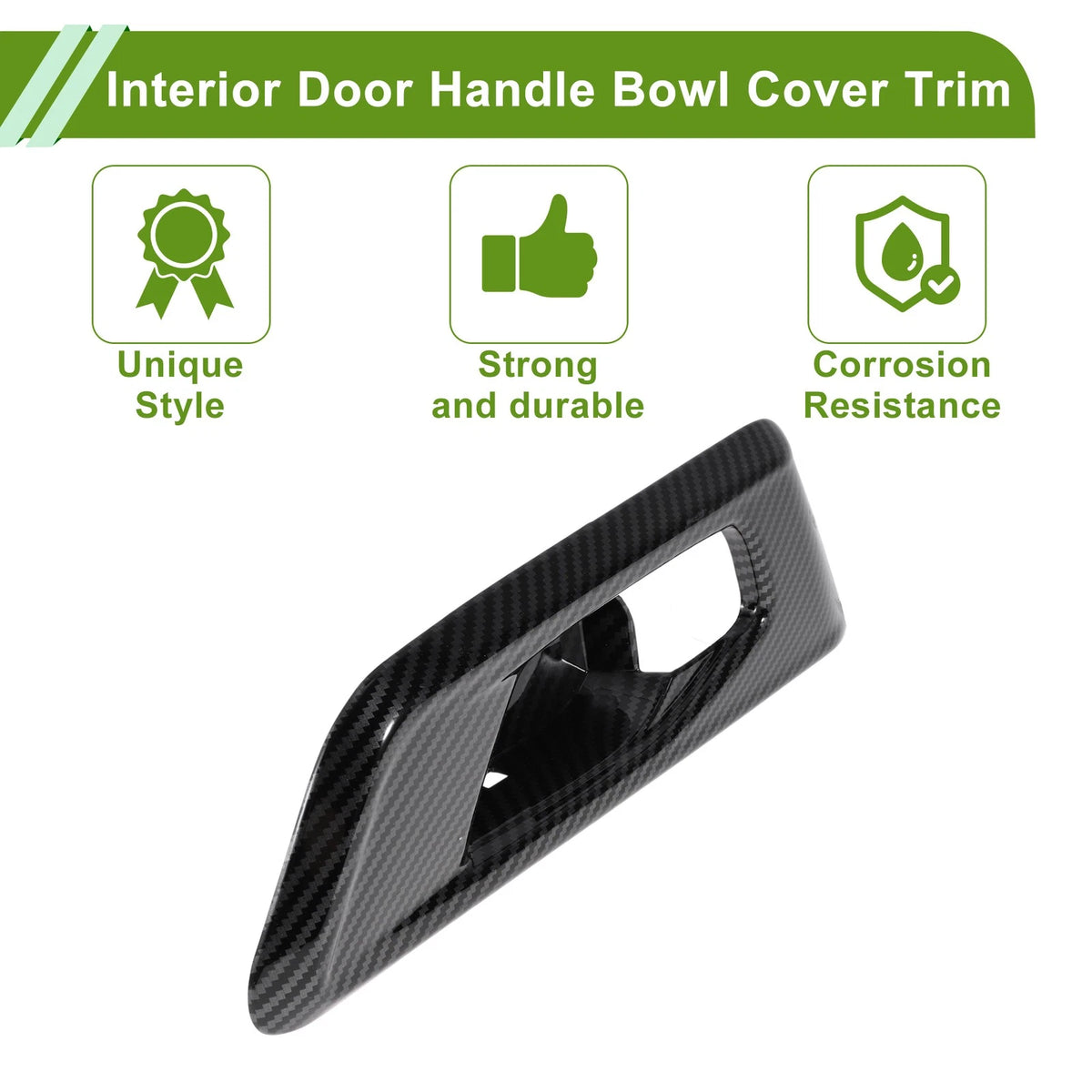 4 x Interior Door Handle Bowl Cover Trim for Honda CR-V (2017-2022)