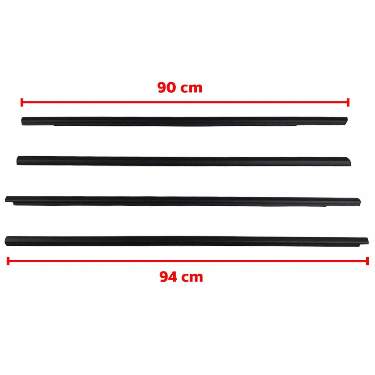 Outer Weatherstrip Window Door Belt Set 4 Fits Nissan X-Trail T30 2001-07 D09