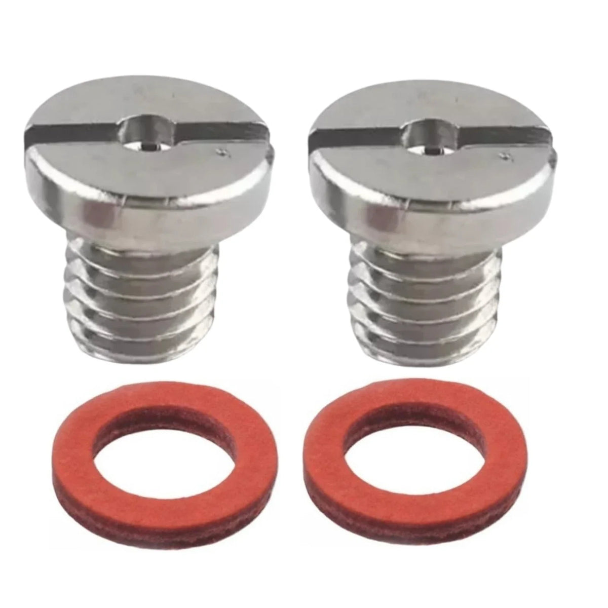 Slot Head Drain Fill Plug Screw & Gasket Kit for Yamaha Outboards 2X